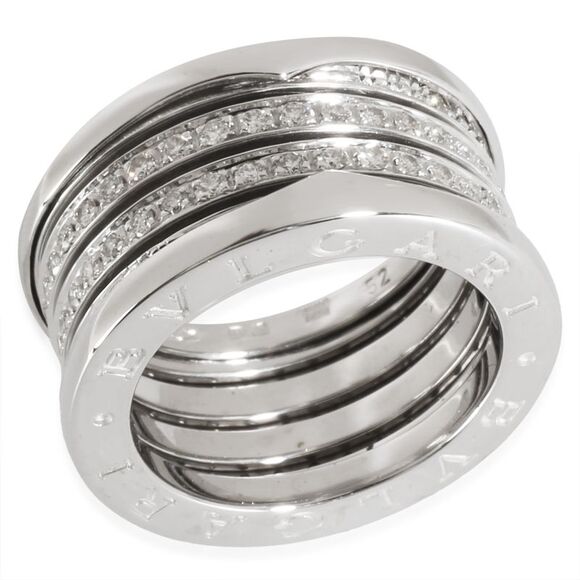 BVLGARI B.zero1 Ring in 18k White Gold 0.75 CTW - Picture 4 of 4